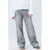 NAME IT KIDS NKFROSE wide leg jeans – grijs