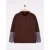 Trendyol Curve Dames Bruin Effen Driekwart mouw Oversized Grote maten Sweatshirts