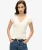 Athletic Essentials top met V-hals en Kanten Rand Wit