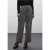 Street One Dames Geruite straight legs broek in Zwart