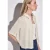 Street One Dames Overhemd met gewassen look in Beige