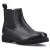 Hush Puppies Gwyneth Leren Dames Zwarte Platte Chelsea Laarzen