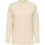 Only Onlhazel ls highneck overs pull knt noos ecru