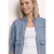 Street One Dames Blouson met opstaande kraag van lyocell in Blauw