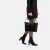 BURKELY leren crossbody tas Fine Florence zwart