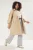 Trendyol Curve Dames Beige Effen Oversized Grote maten Trenchcoats