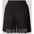 FREE/QUENT Regular fit korte broek met broderie anglaise, model ‘Caylin’