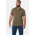 Jan Vanderstorm regular fit polo Plus Size – olijfgroen