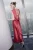 TRENDYOLMİLLA Dames Rood Effen Maxi Mouwloos Stijlvol/Avond Recht Jurken