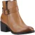 Hush Puppies Hensley Leren Tan Enkellaarzen Met Hoge Hak Voor Dames