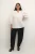 Blouse met lange mouwen Regular fit Chalk white