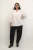 Blouse met lange mouwen Regular fit Chalk