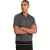 Ted Baker Herenpolo met diamantpatroon en gebreide boorden (Zwart)