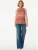 Ana Alcazar Top ‘Zecara ‘  blauw / bruin / lila / oranje / rood