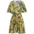 Levendige safari viscose wikkeljurk