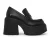 Windsor Smith Zwarte Leren Plateauschoenen – Spolied