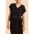ICode Black Knit Sleeveless Sweater With Lurex Stripes