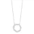 Luxenter Sterling zilveren 925 ketting met gerhodineerde briljant zirkonia – Thilak