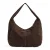Markberg suede schoudertas Samara donkerbruin