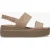 206453-2EL BROOKLYN LAAG WEDGE Dames Sandalen Latte/Paddenstoel