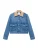 MANGO Tussenjas ‘Adara’  blauw denim