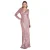 Strakke V-hals jurk dames Goddiva