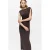 OBJECT maxi jurk bruin