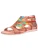 Laura Vita Sandalen met riem  turquoise / geel / zalm roze