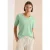 Cecil Dames Basic Shirt met V-hals in Groen