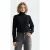 Scotch & Soda Core Roll Neck Relaxed Pullover Black