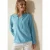 Cecil Dames Blouse met elastische zoom in Blauw