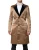 Satin Overcoat Met Schalkragen