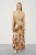 Levidor Mor Abstracte Print Chiffon Rok