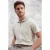 TRENDYOL MAN Heren Beige Effen Kort Regular fit Poloshirts