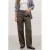 VERO MODA barrel casual broek – donkergroen