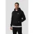 Malelions regular fit hoodie met backprint – zwart