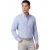 John Miller lichtblauw overhemd Tailored Fit gemêleerd