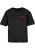 Mister Tee Shirt ‘Three In A Row’  rood / zwart