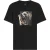 Boss Katoenen T-shirt voor heren met Dobermann-motief (Zwart)