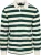 Steppin’ Out Rugby Polo Streep Groen Ecru