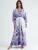 MSN Collection Jurk  lila / aubergine / donkerroze / natuurwit