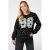 MS Mode sweater met stippen – zwart/wit