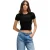 Hugo Dames/Dames Slevetta Slim Raglan T-shirt (Zwart)