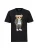 19V69 ITALIA Shirt ‘Rafael Baroque Teddy Cool’  brokaat / goudgeel / zwart / wit