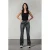 Tramontana flared jeans Fleur medium grey denim