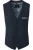 Venti Vest blauw, Effen