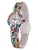 Hip Hop Horloge  gemengde kleuren / wit