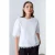 Dames Katoen Elastaan Crew Neck T-Shirt