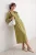 Trendyol Modest Dames Kaki Effen Maxi Lang Blousejurk Modest Jurken