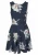 BEACH TIME Zomerjurk  navy / oranje / rosa / wit